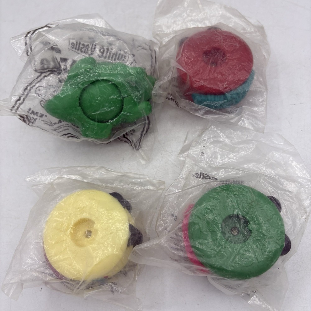 Vintage White Castle Kids Toys 1990s 3 Rockin' Wheelin' 1 Dino Sealed Lot of 4 - Picture 6 of 6